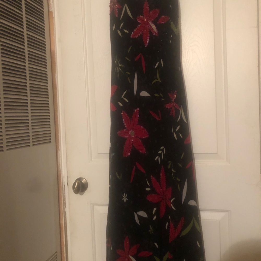 Long dress with sequins used for modelling only worn a couple of times